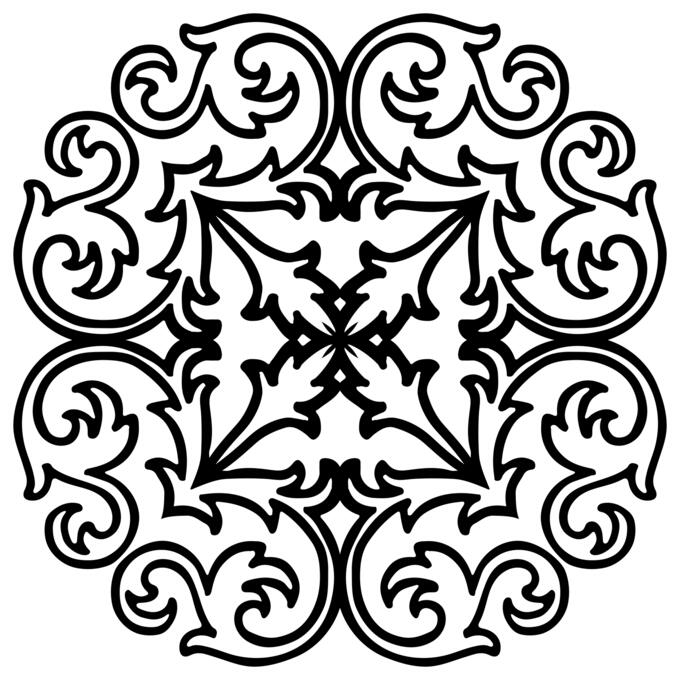 Vintage decorative fence