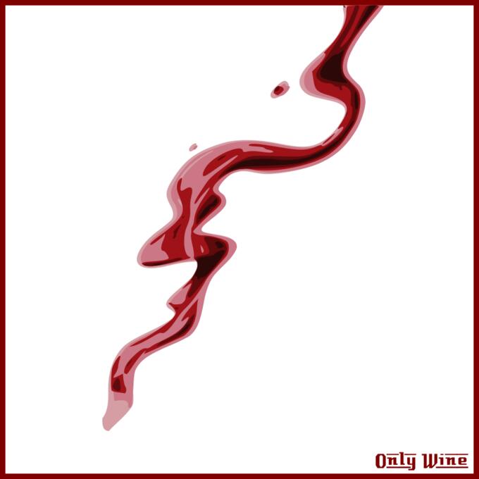 Spilled wine image