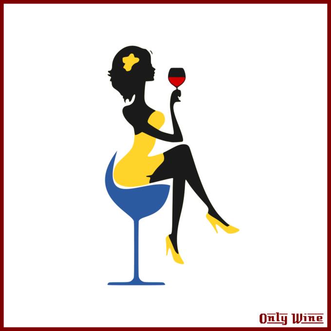 Girl with wine