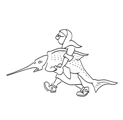 Nun and swordfish
