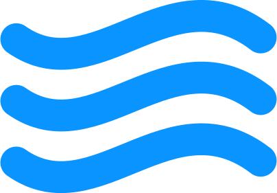 Blue water icon