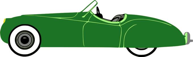 Green car