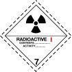 Radioactive pictograph