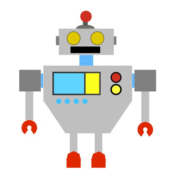 Colored robot image