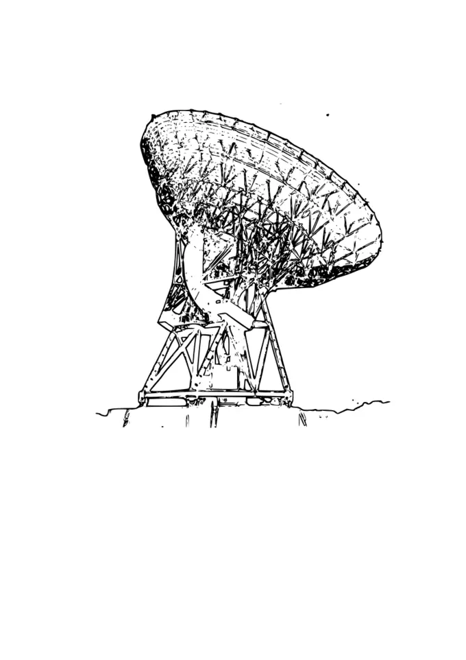 Radio telescope image
