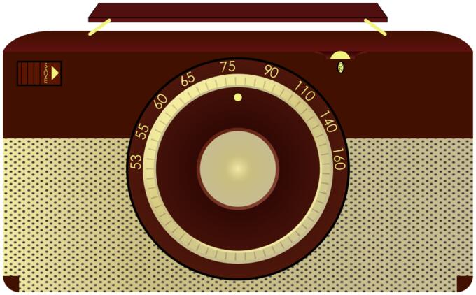 Antique radio image