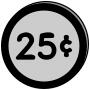 Coin 25 cents