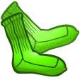 Green socks
