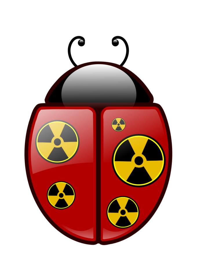 Radioactive ladybug