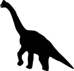 Black dino