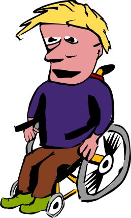 Man in wheelchair
