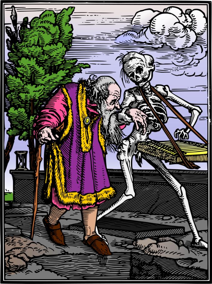 Old man and death