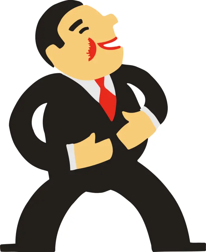 Laughing man image