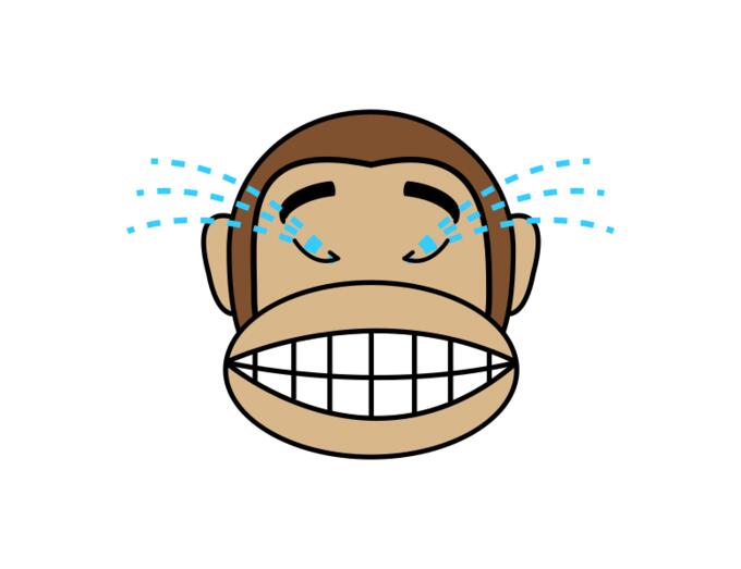 Monkey crying image
