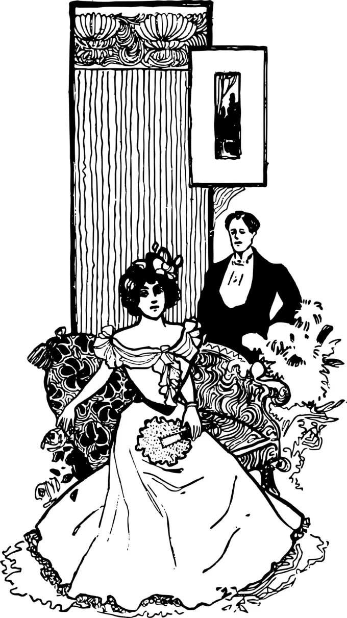 Attractive classic dress