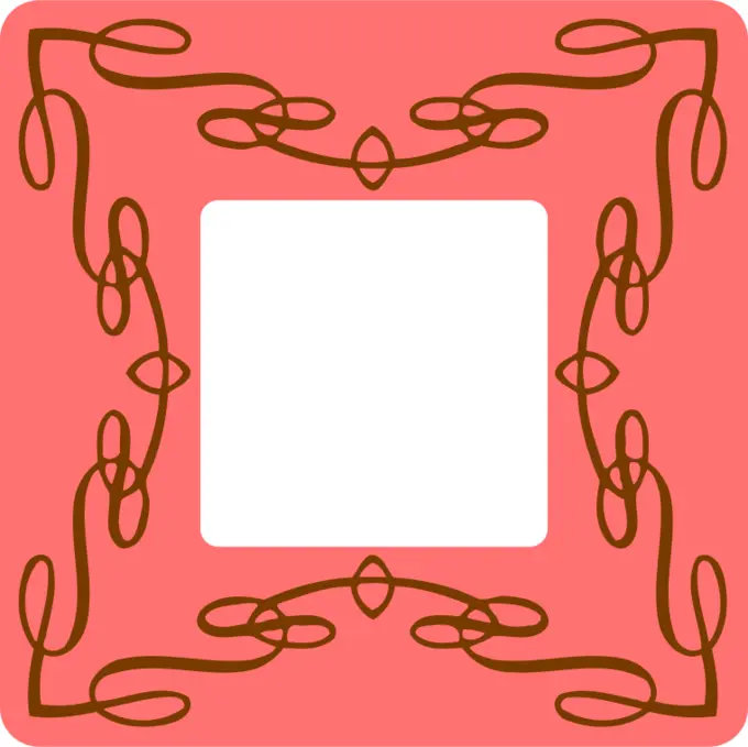 Square decorative frame