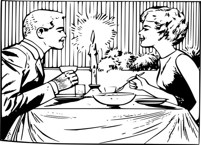 Candle light date