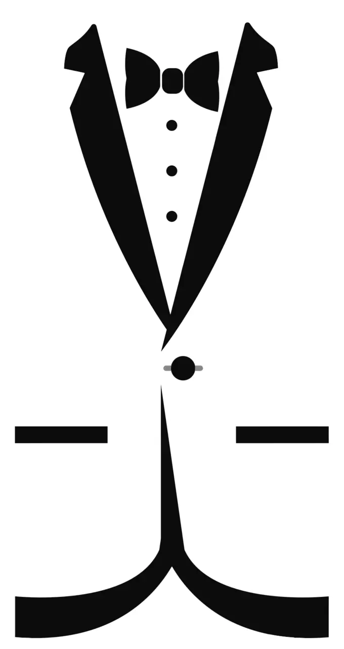 Tuxedo silhouette