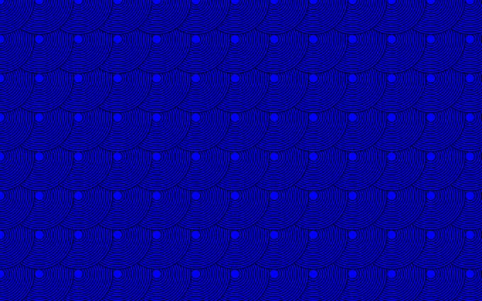 Blue circle pattern
