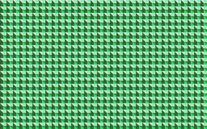 Green triangular pattern