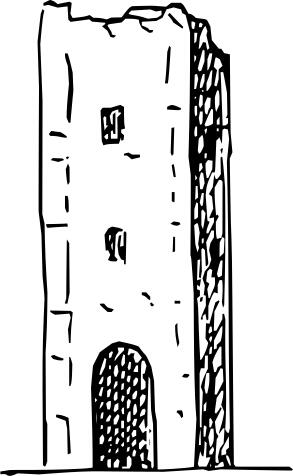 Ruined tower image