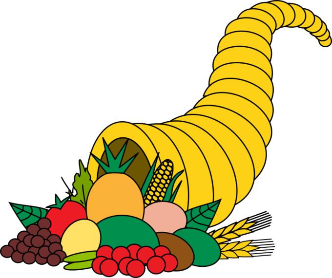 Horn with crops
