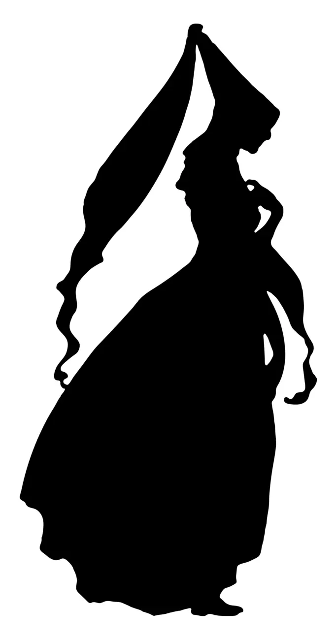 Fairy silhouette image