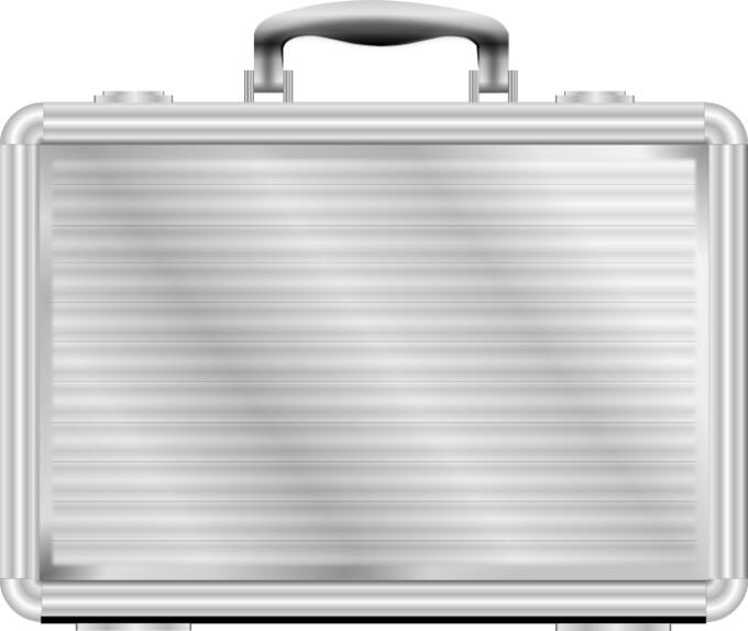Metal briefcase