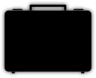 Briefcase with shadow effect