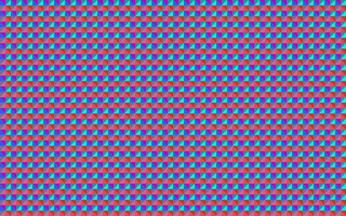 SeamPink triangular pattern