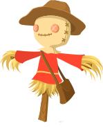 Cartoon gardening vendor