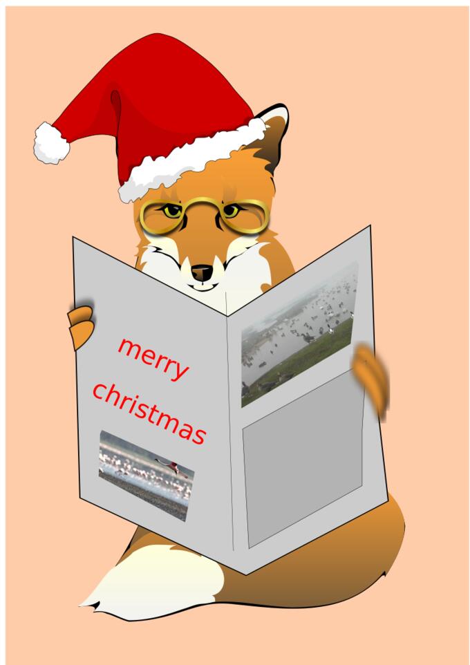Festive fox