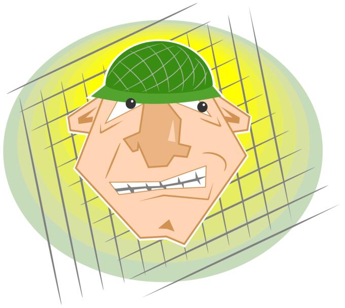 Soldier's head image