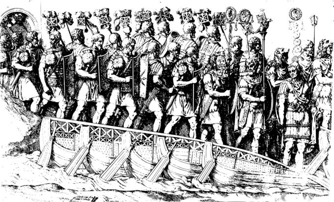 Soldiers marching image