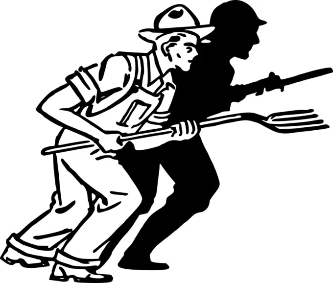 Farmer and soldier
