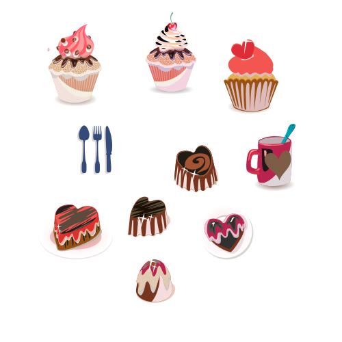Different desserts