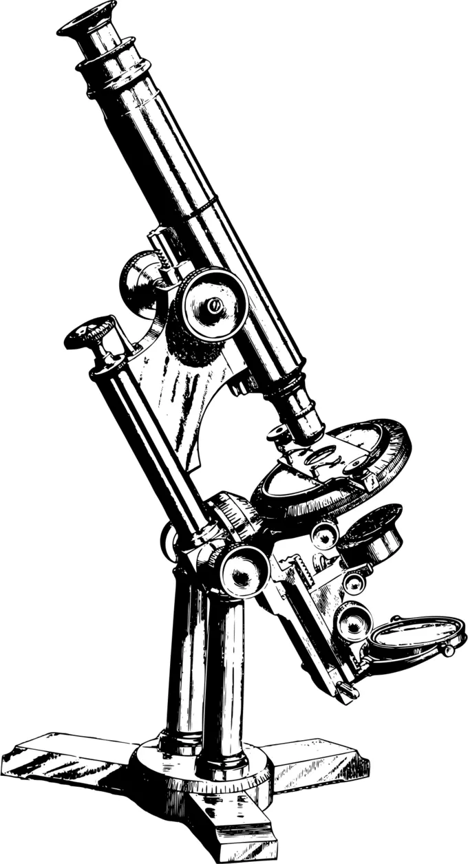 Microscope in lalboratory