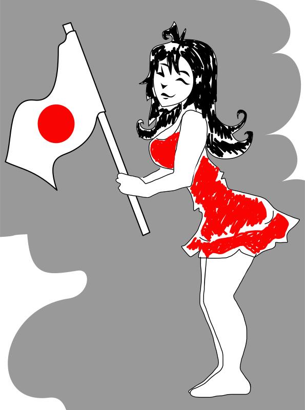 Japanese cheerleader image