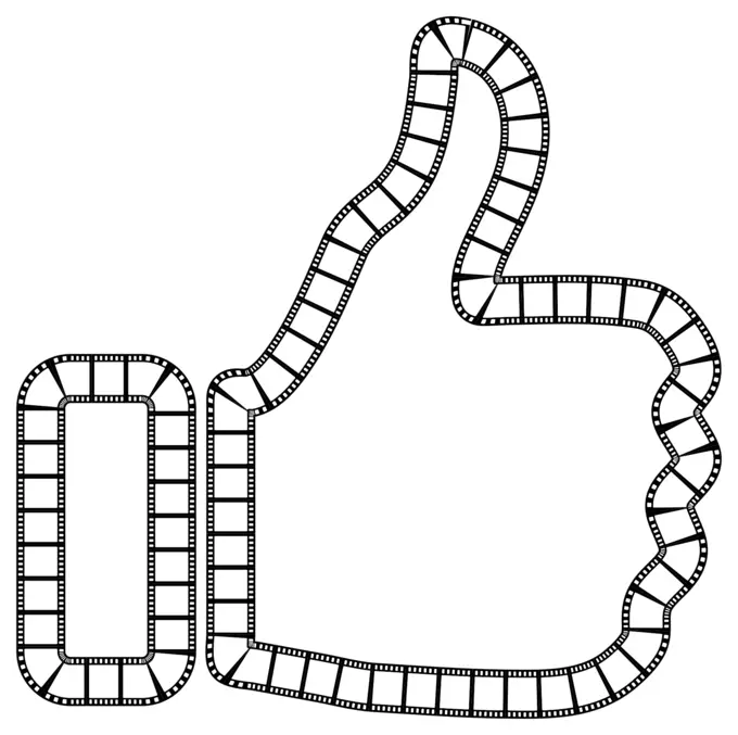 Film strip thumbsuUp