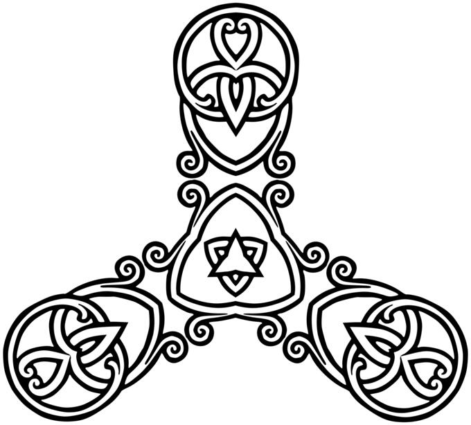 Interlocking triangle image