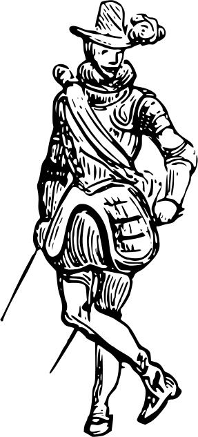 Medieval fashionable nobleman