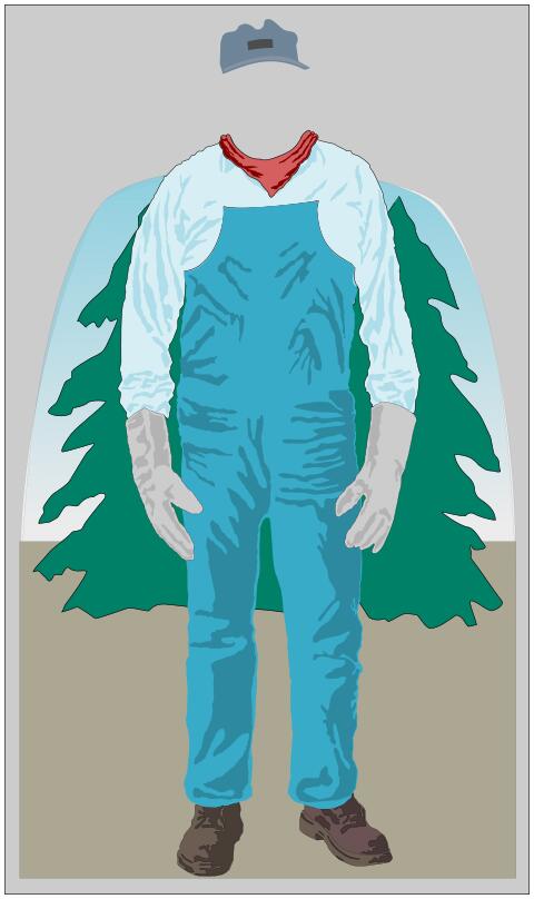 Cut-out worker