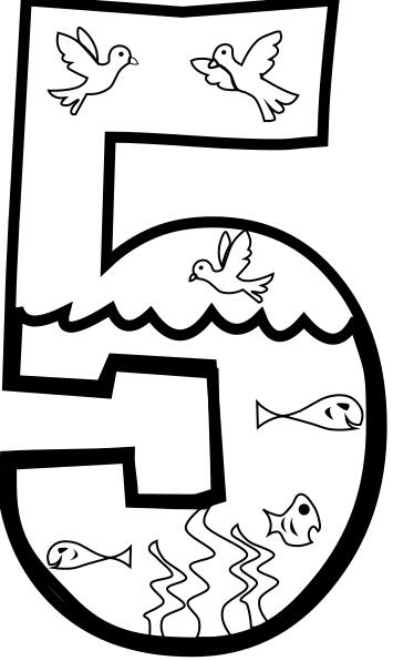 Decorated number 5