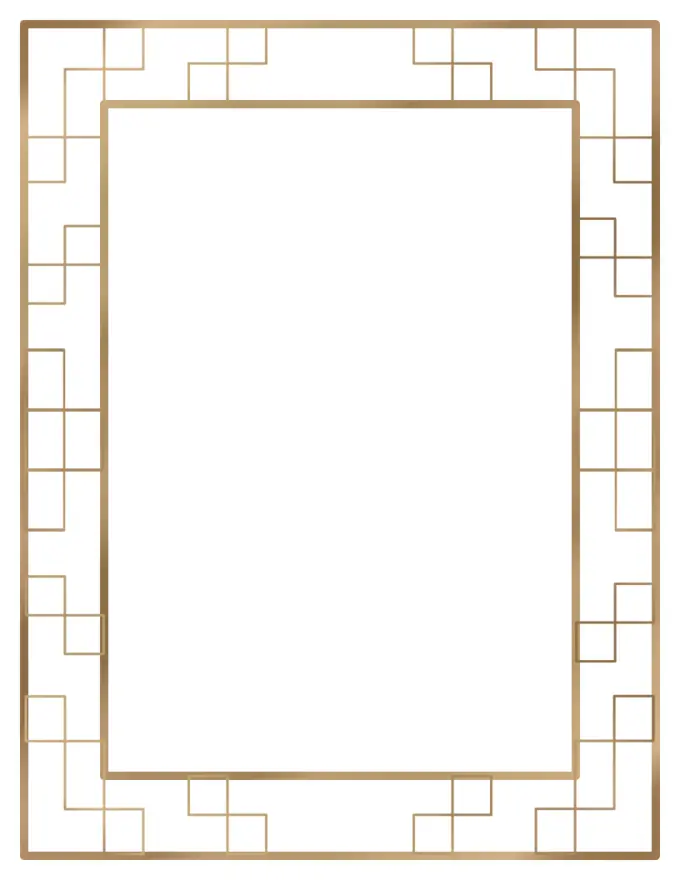 Simple decorative frame 3