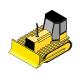 Isometric bulldozer