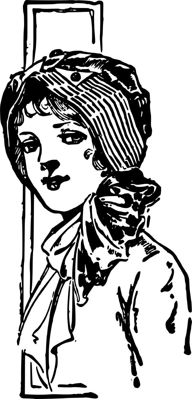 Girl in a bonnet