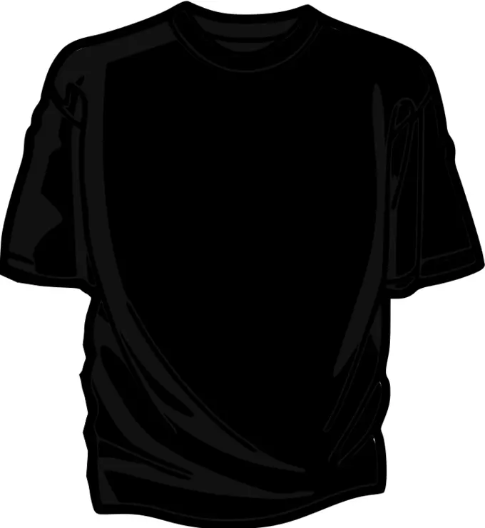 Black T-shirt image