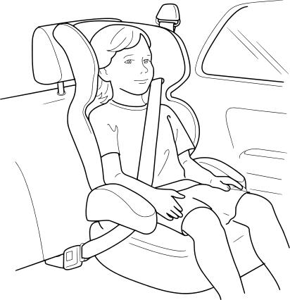 Kid in child seat