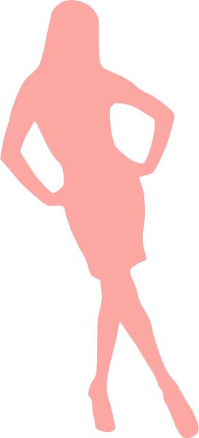 Feminine silhouette