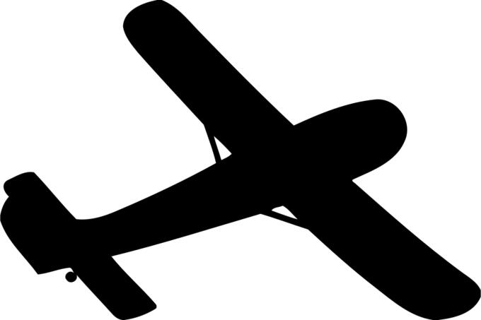 Glider silhouette image